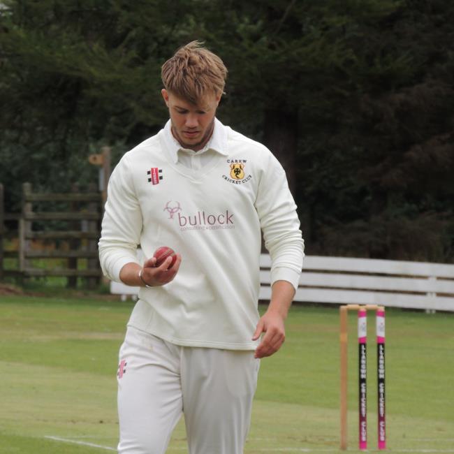 Max Brindley - four-wicket haul for Carew 2nds Max Brindley - four-wicket haul for Carew 2nds